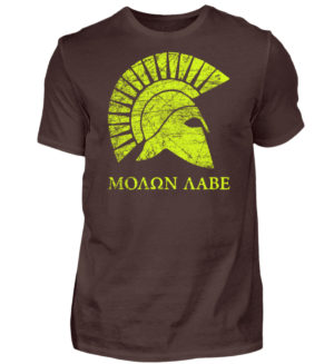Molon Labe (Gelb) - Herren Shirt-1074