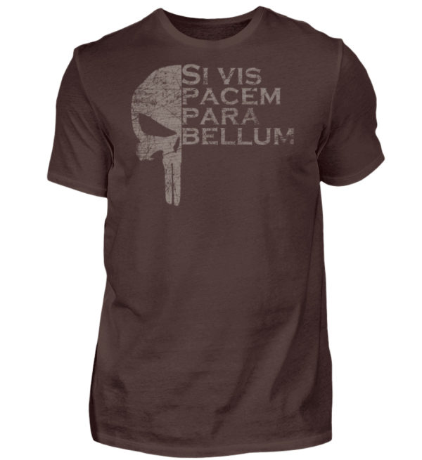 Si vis pacem , para bellum (Grau) - Herren Shirt-1074