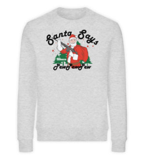 Santa Says PEW PEW PEW - Unisex Organic Sweatshirt-6892