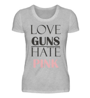 Love Guns / Hate Pink - Damenshirt-17